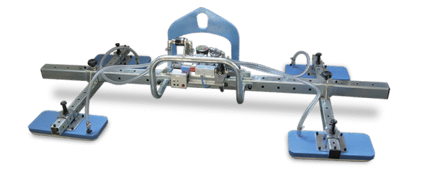 VENTOSE 4 PIASTRE A CROCE VACCUM LIFTER WITH 4 SCUCTION PADS