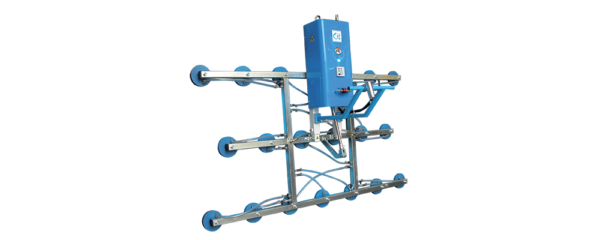 VENTOSA PER LASTRE DA RIGENERARE VACUUM LIFTER FOR SLABS TO BE TREATED WITH RESIN